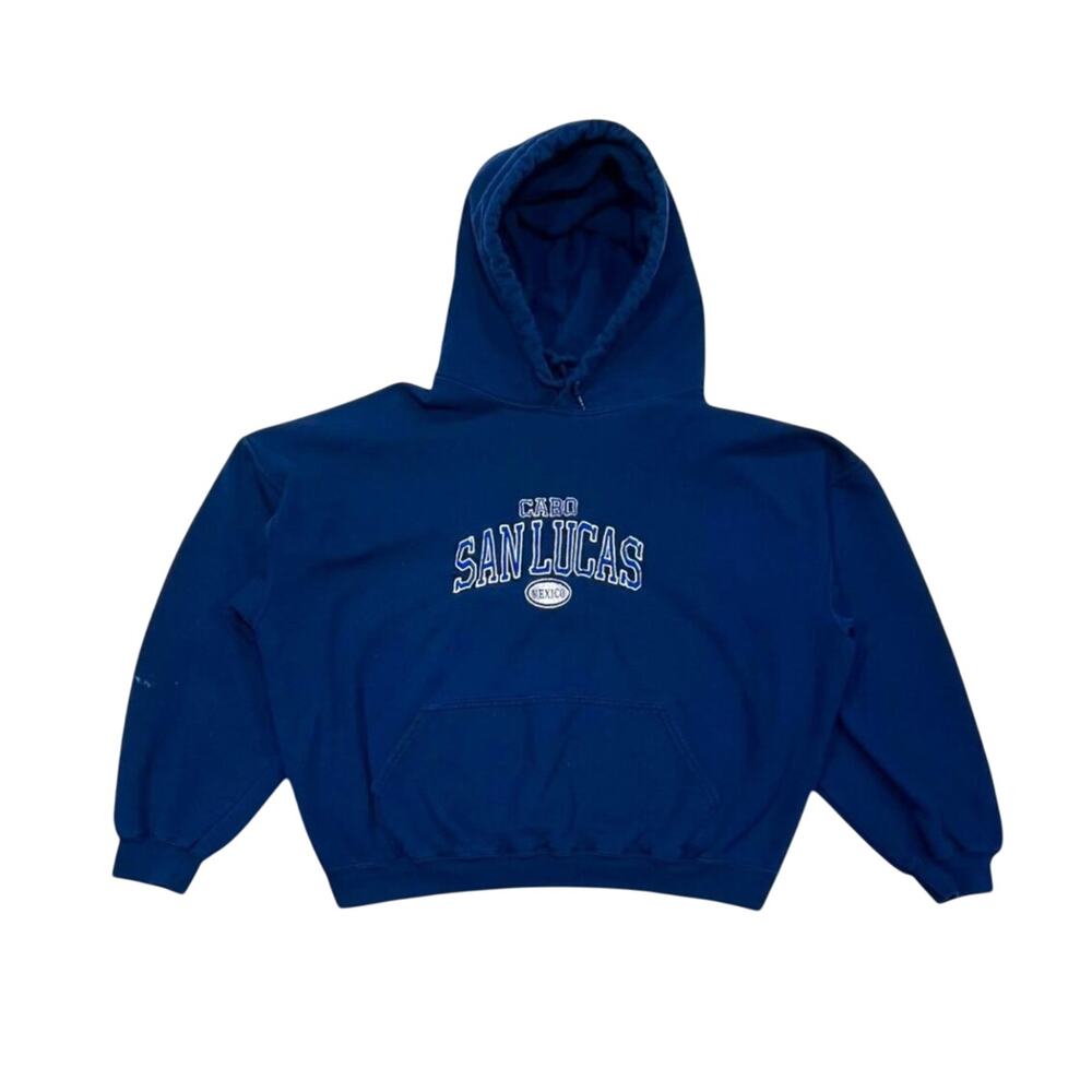 ★ Cabo San Lucas Mexico Embroidered Blue Hoodie ★